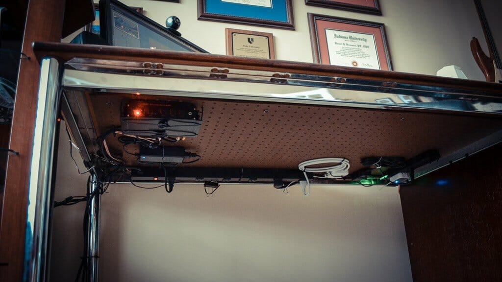 Home Office Desk Cable Management Daniel Vreeman
